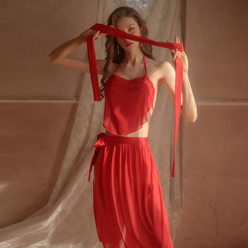 womens sexy underwear BOSSMAN Wholesale Women Antique Robe And Belly Band Pajama Set Honeymoon Sleepwear bridesmaid dresses