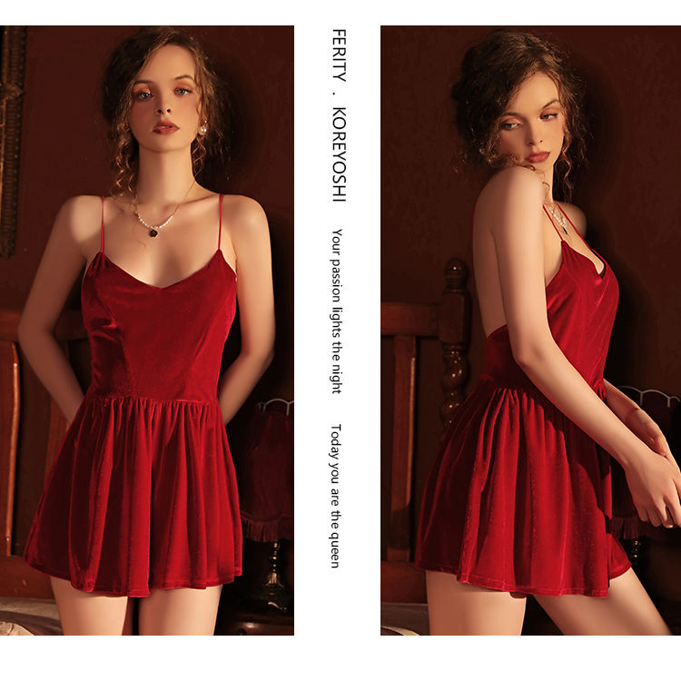 womens sexy underwear Bossmana Valentines day Lingerie gift Sexy Dresses Mini Club Party Dress Ruffle Hem Slip black club dresses bra