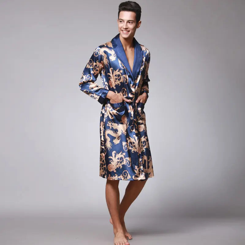 Valentines Day Gift Couple Pajama Lover Sleepwear Bathrobe Man Woman Nightwear men women's sleepwear