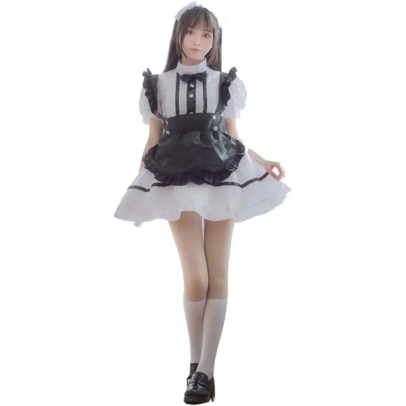 Bossman Hot Sale Sexy Costumes Maid Uniform Adult Costume Maid Apron set French Maid Uniform