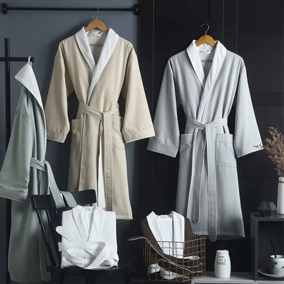 Bossman New Design High Quality Hotel Home Bath Bathrobe adult bathrobe bathing robes with belt