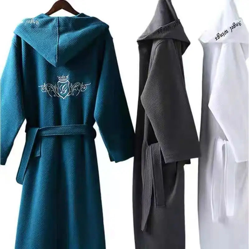 Bossman Bridal Shower Gift High Quality 100% Organic Cotton Sleepwear Designer Versache Luxury Robe Bathrobe Women