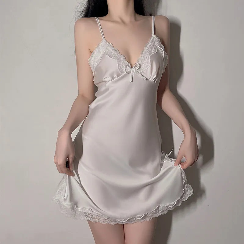 Bossman Lingerie Gown Dress Letter Graphic Women Sexy Underwear Cheap Casual Valentine Dresses Women Dress