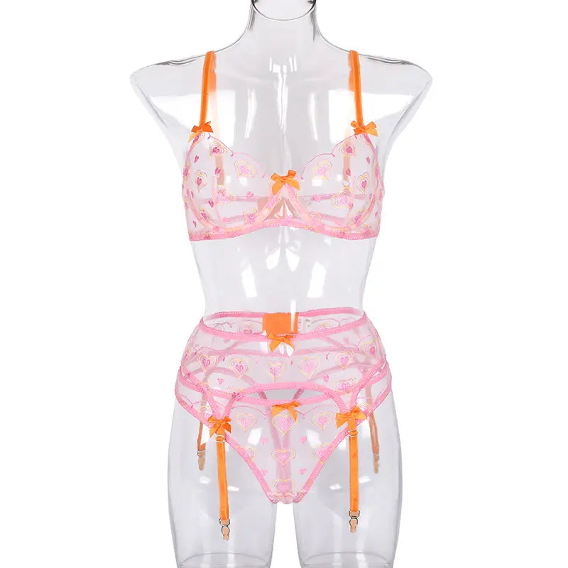 Bossman 2022 hot transparent garter lingerie set micro bikini women lingerie nightclub erotic costumes