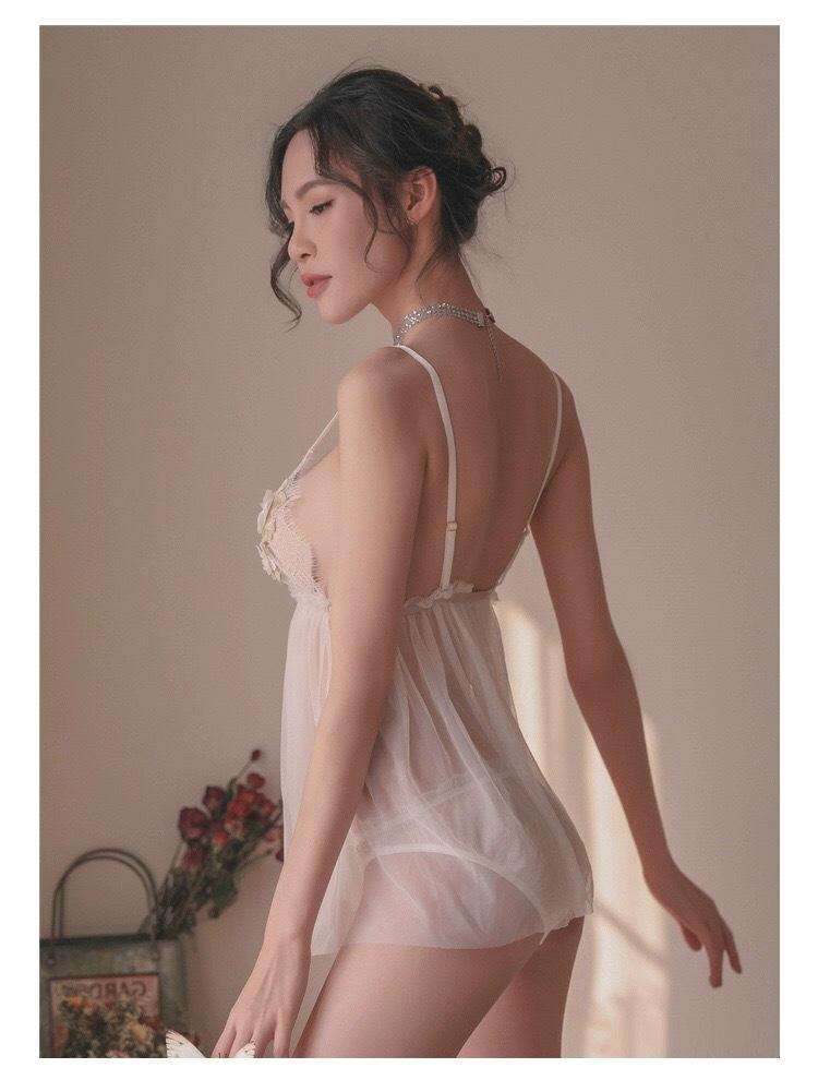 BOSSMAN Hot Lace Night Dress Babydoll Chemise Women Sexy Sleepwear night gown slip dress babydoll dress