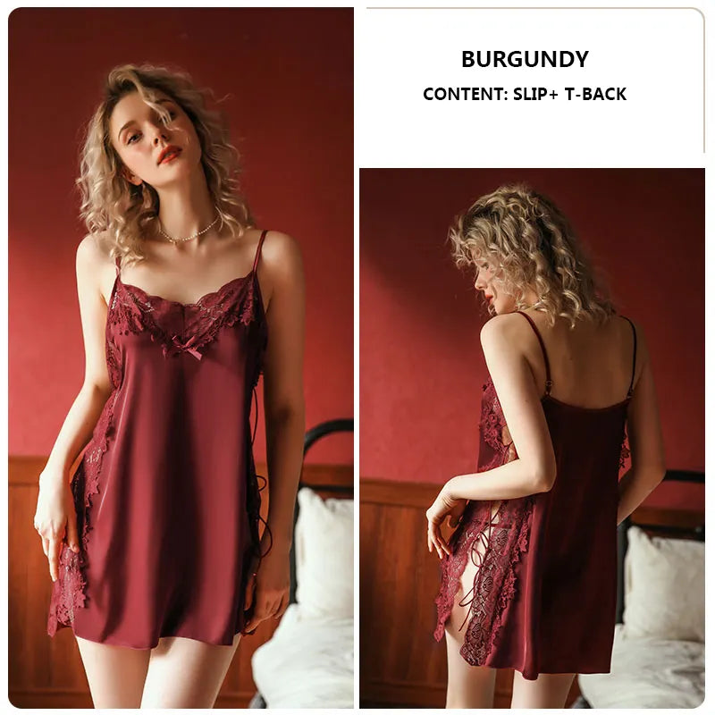 Bossman latest women sexy nighty dress erotic lingerie evening dresses half slips