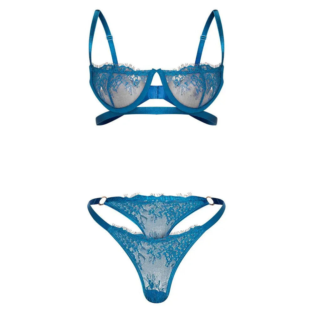Bossman New Product High Quality Transparent Ladies Women Underwear Two-piece Panties Lingeries