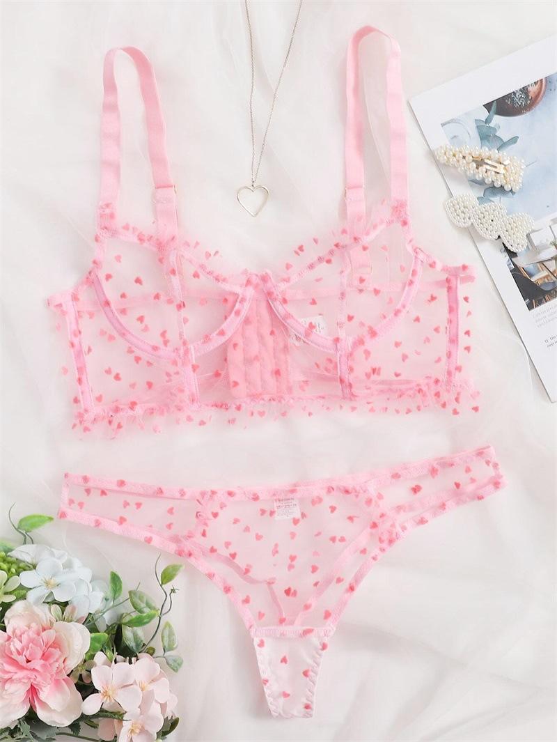 Bosmay Cross-border European and American foreign trade hot sexy underwear sexy women's lace split underwear