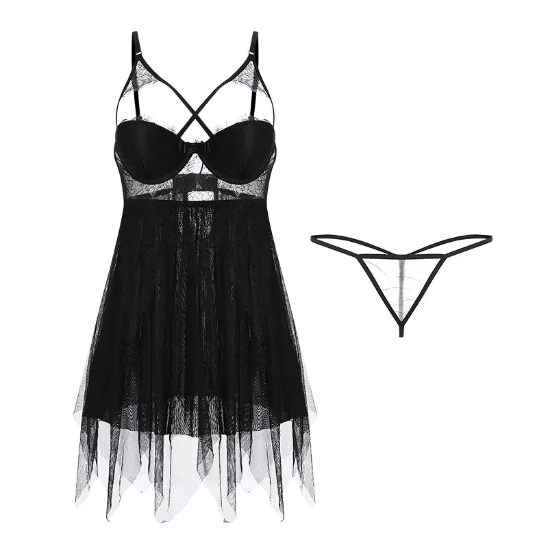 womens sexy underwear Bossman women sheer floral lace pad bra chemise night dress sexy sleepwear dress bridesmaid dresses