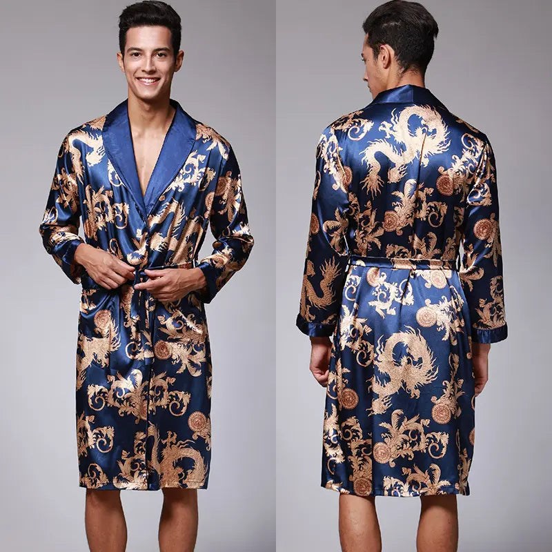 3pcs women Home wear Robe female pajamas nightgown couple bathrobe thin breathable women sleepwear