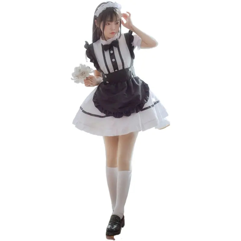 Bossman Hot Sale Sexy Costumes Maid Uniform Adult Costume Maid Apron set French Maid Uniform