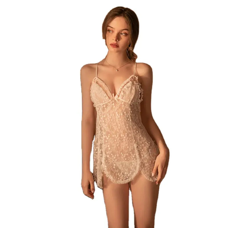 sexy costumes bridesmaid dresses lady babydoll hot sexy lace nightwear sexy tight ladies lace transparent lingerie women