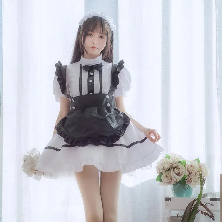 Bossman Hot Sale Sexy Costumes Maid Uniform Adult Costume Maid Apron set French Maid Uniform