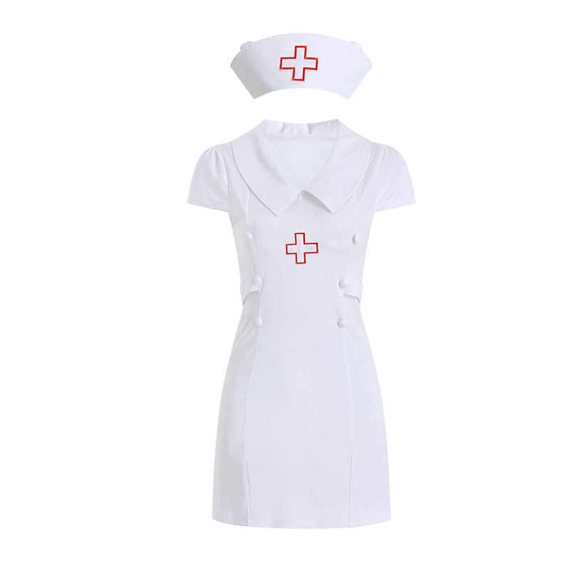 Sexy underwear nurse uniform role-playing business wear women's suit BSM1691