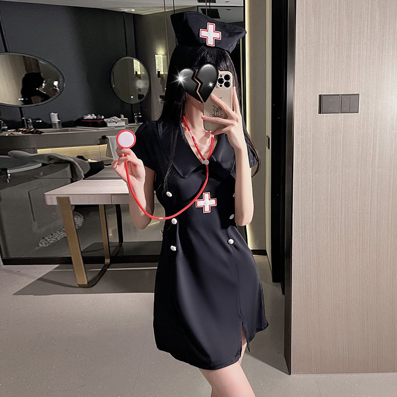 Sexy underwear nurse uniform role-playing business wear women's suit BSM1691