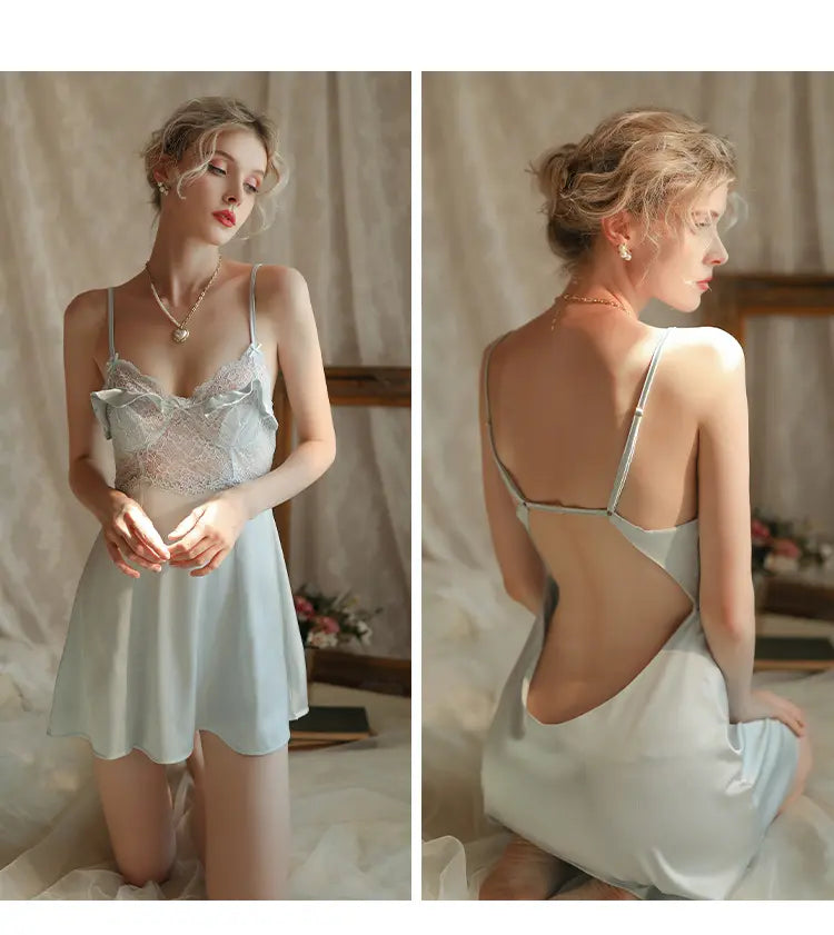 Bossman Anti wrinkle Dress Sleeveless V Neck Charming Backless Ballgown Party dress Evenings Satin Ballgown club dresses