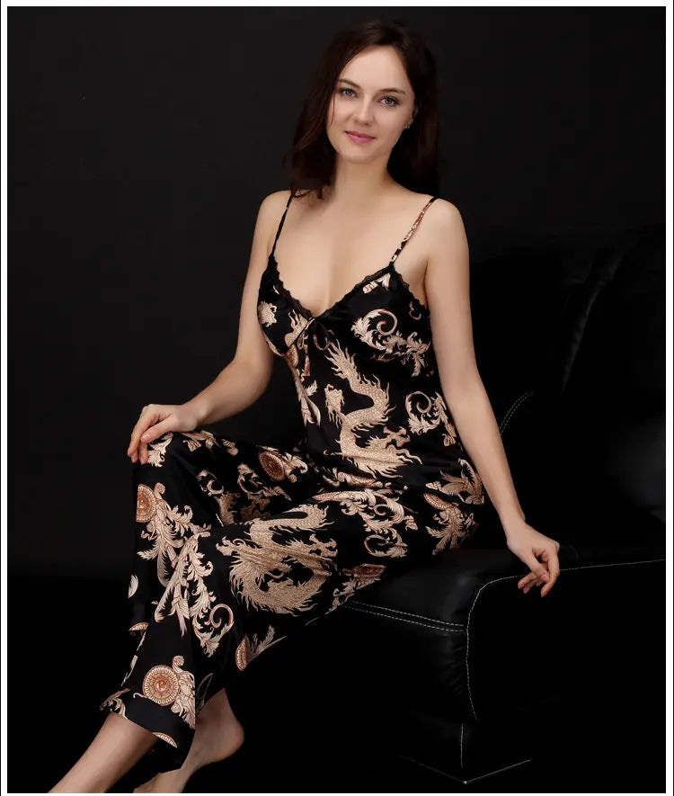 Valentines Day Gift New Arrival Lapel Two Pieces Set Couples Pajamas Pyjamas Night Suit Pajama Mens Loungewear