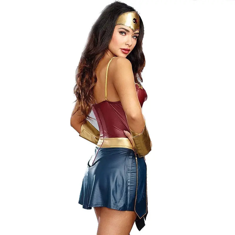 Bossman Hot Europe Style Role Play Halloween Wonder Woman Cosplay
