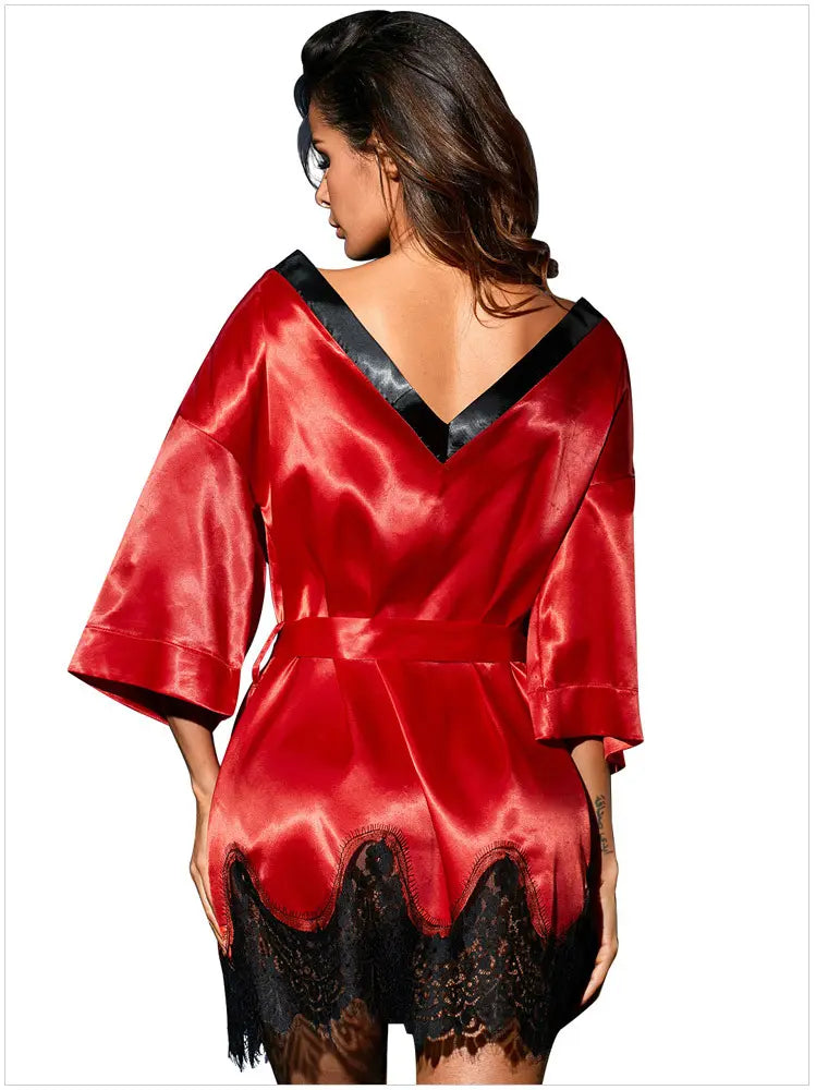 womens sexy underwear Bossman Wholesale custom logo plus size S-4XL sleepwear women sexy robe plus size women's sleepwear bra