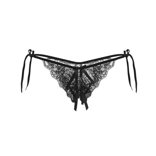 BOSSMAN Lingerie Women Comfy Lace Briefs Girls Open Crotch Panties Low Waist Under Wear Women