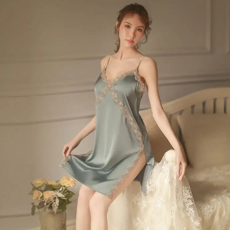 BOSMAY Valentines day gift Lingerie Gown Dress Women Sexy Underwear Cheap Casual Valentine Dresses Women Dress