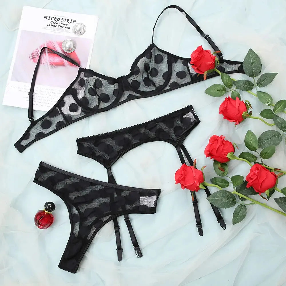 Bosmay Sexy Lingerie Bra Set Transparent harness lingerie set nighty lingerie set for women