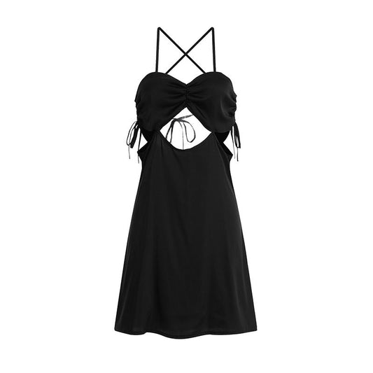 womens sexy underwear 3pcs New Fashion Women Deep V Halter Hollow Out Slip Dress Hot Sexy Nighties Women Elegant Summer Casual Dresses bridesmaid dresses