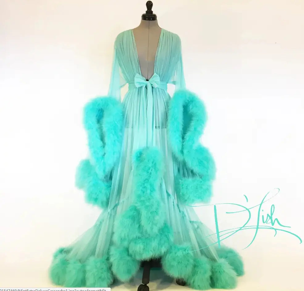 Bosmay Manufacturers for women wholesale perspective sexy feather horn sleeve tail skirt