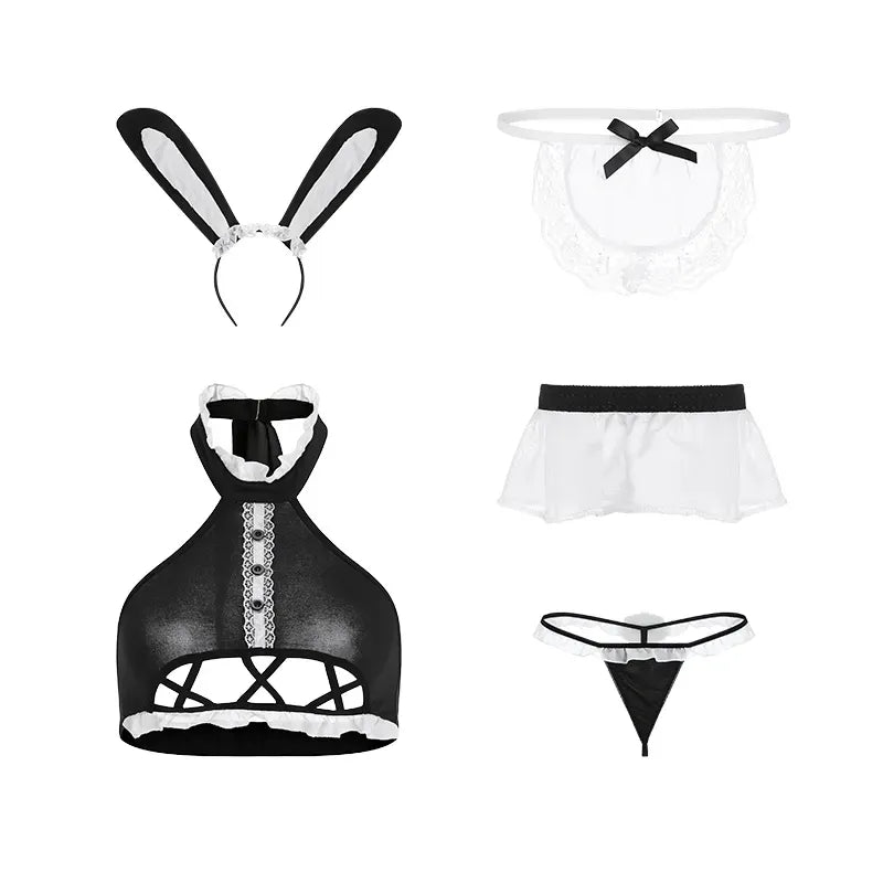 BSM1160 Cute Girls Bunny Costume Sexy female erotic lingerie bunny girl temptation erotic uniform suit cosplay