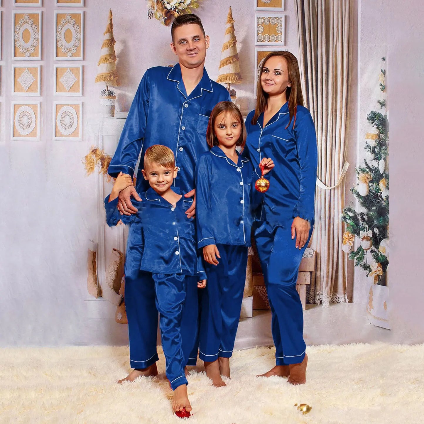 Bosmay 2022 Latest Xmas Halloween Pyjamas Set Christmas Pajamas Family Custom Design Christmas Pajamas