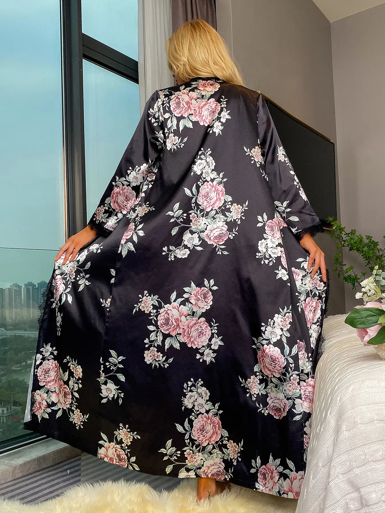 Bosmay fantasy sexy ladies sleep wear women lingerie silk sleep wear pajama