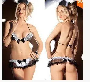 Bosmay Sexy underwear fluoroscope explodes extremely seductive three point type European and American sexy underwear