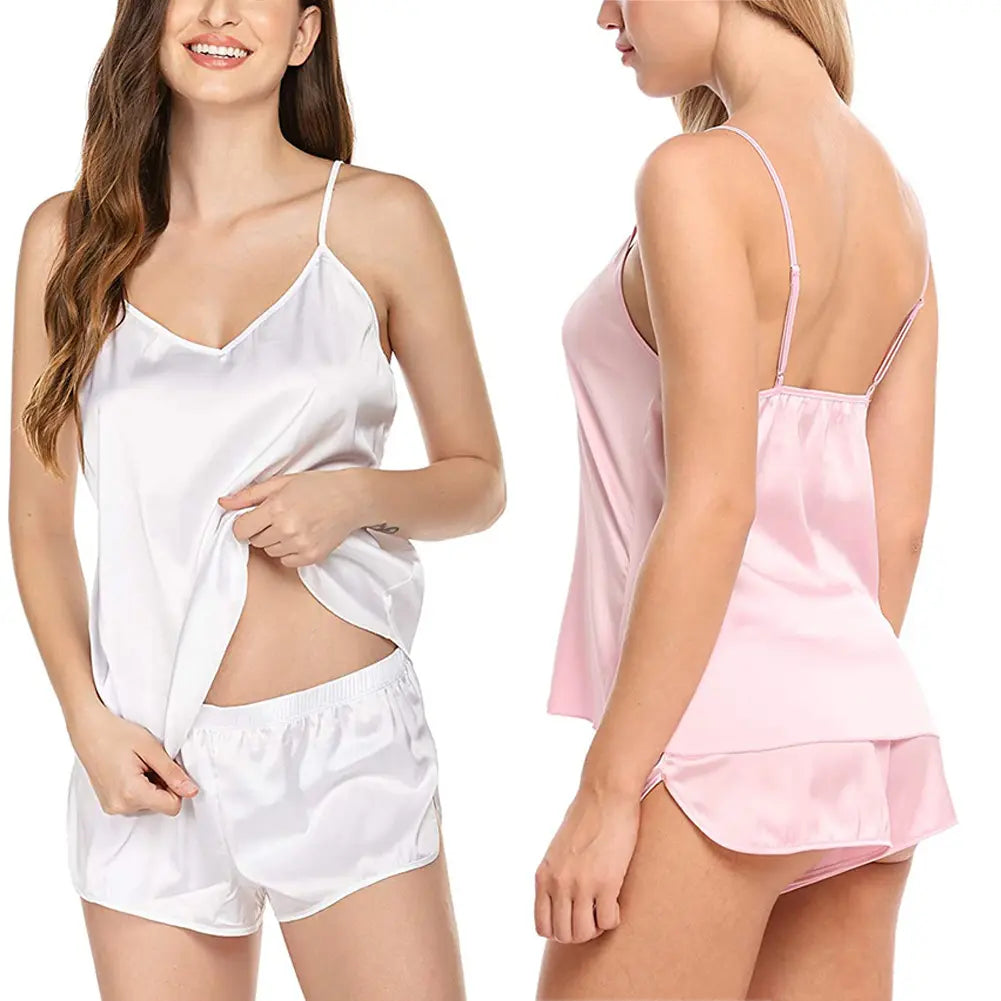 Bosmay worn outside the new women's cotton color short sleeved pants home suit summer casual fashion pajamas