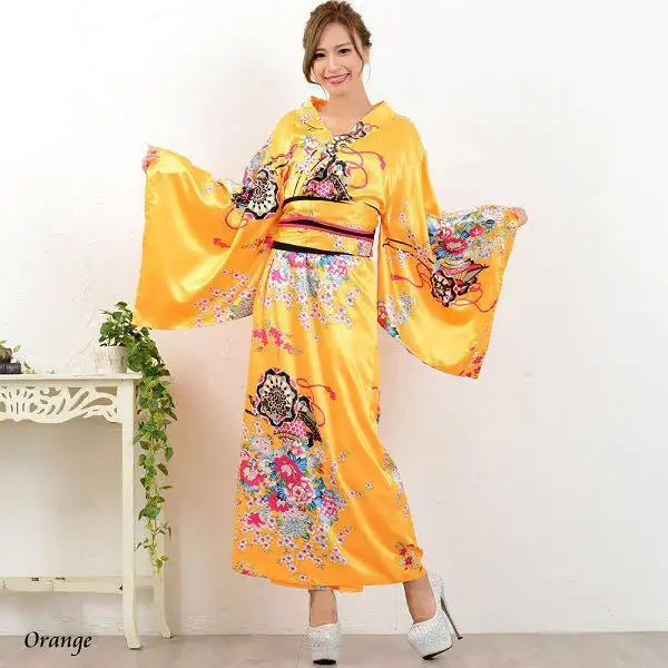 Bossman high quality Japanese kimono traditional bathrobe animation performance suit stage performance cloth role playing wear