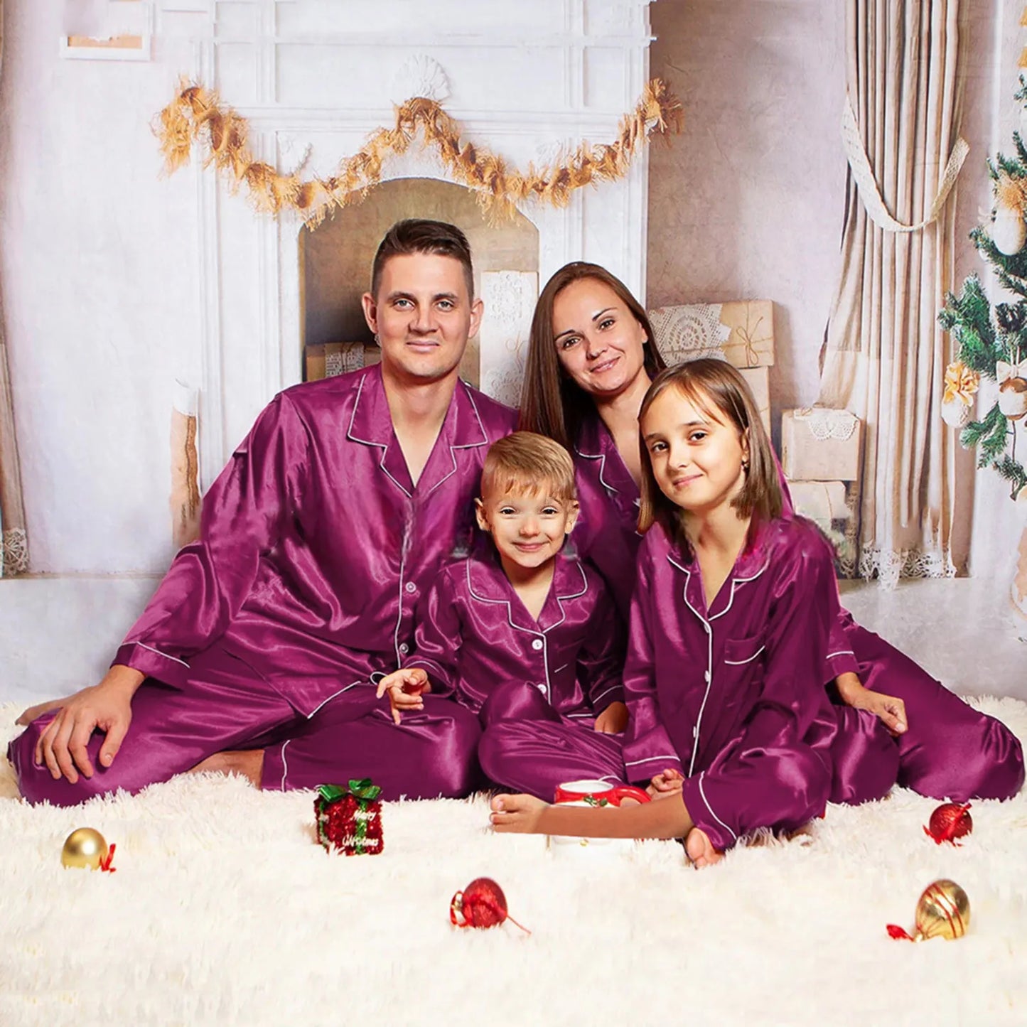 Bosmay 2022 Latest Xmas Halloween Pyjamas Set Christmas Pajamas Family Custom Design Christmas Pajamas