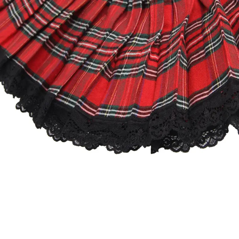 Bossman Wholesale Japan And Korea School Girls Sexy Costume Summer Crop Top And Pleated Skirt Role Play Sexy Schoolgirl Costume