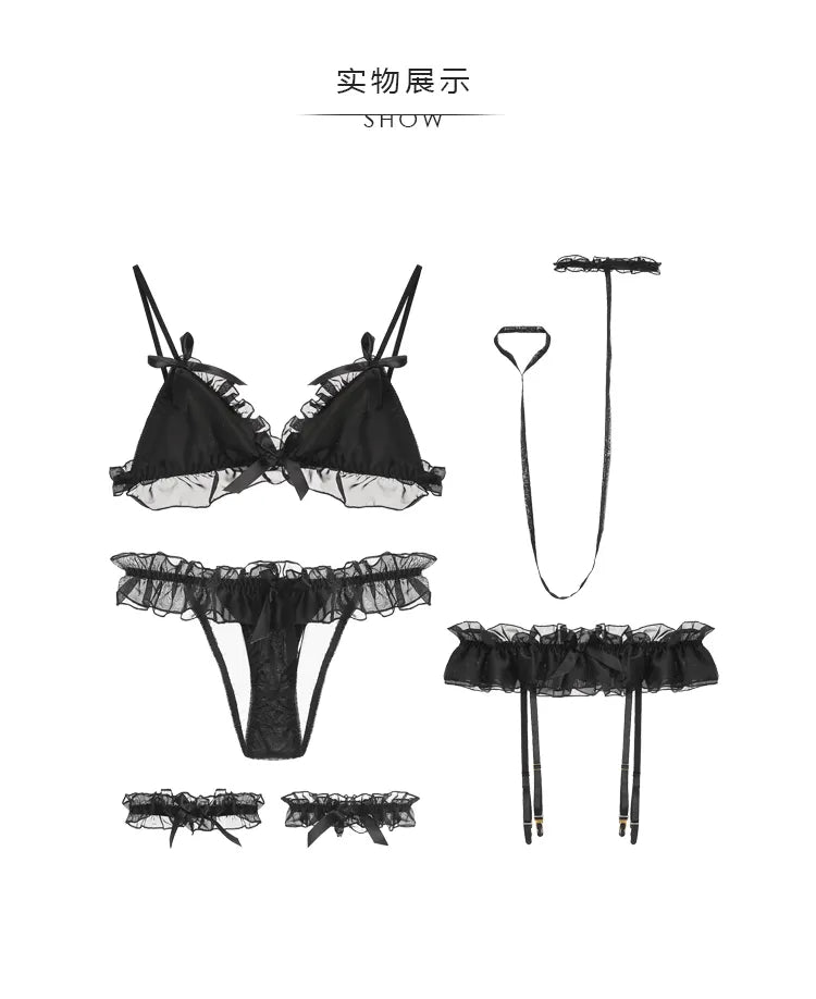 Bossman Wholesale Sexy Lingerie Women Cosplay Costumes Japanese Mature Women Sexy Bunny Role Play Garter Lingerie Set