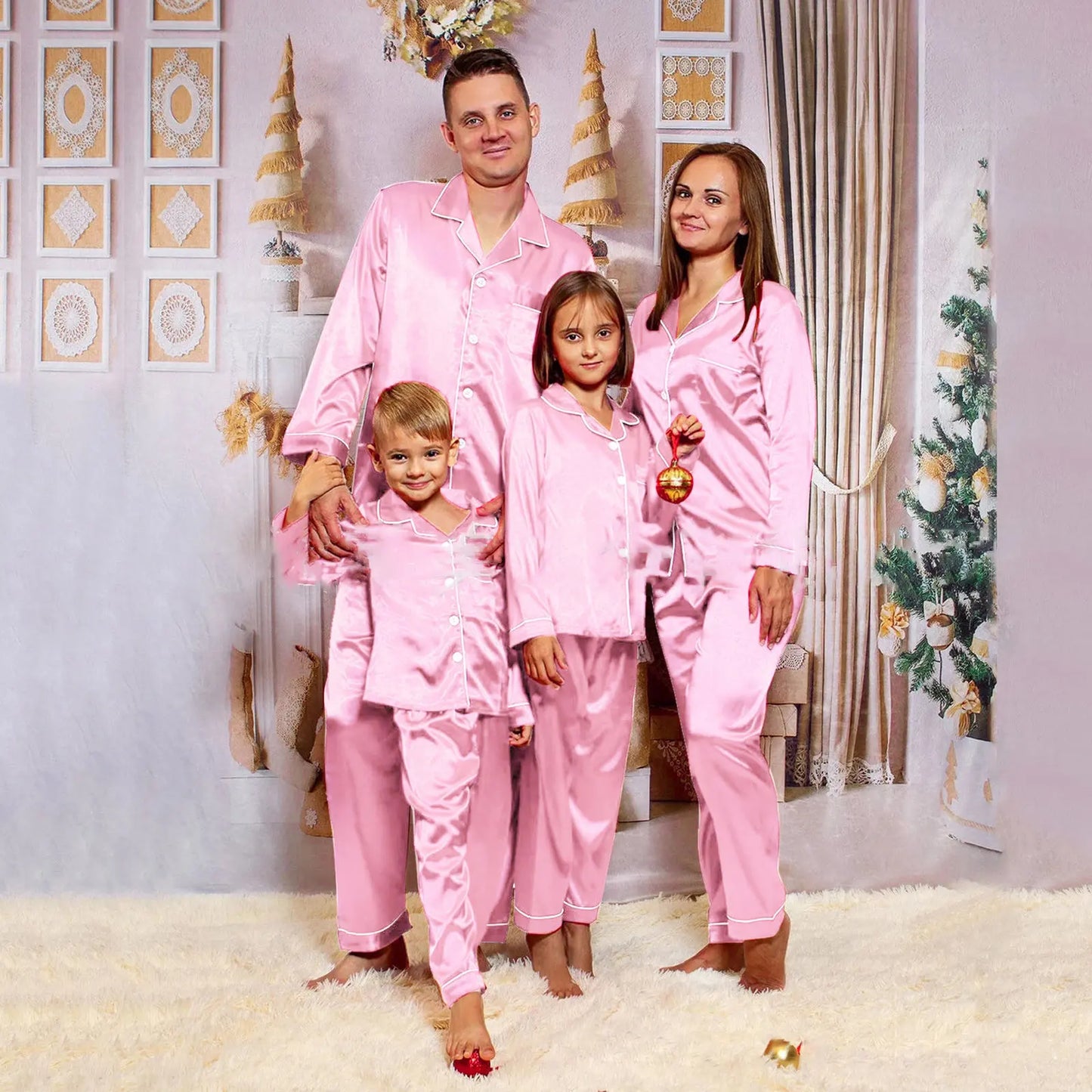Bosmay 2022 Latest Xmas Halloween Pyjamas Set Christmas Pajamas Family Custom Design Christmas Pajamas