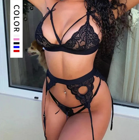 Bosmay L2213 Wholesale luxury lace lingeries for sex sexy mature valentines femme 2022 Lingerie bodysuits Women