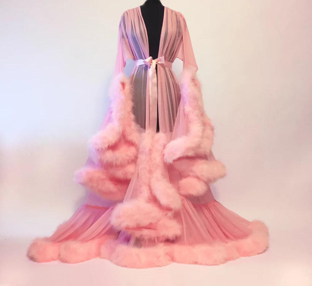 Bosmay Manufacturers for women wholesale perspective sexy feather horn sleeve tail skirt