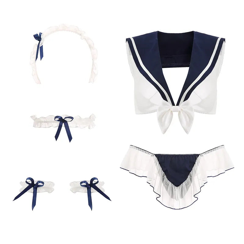 Bossman School Girls Sexy Costume Summer Crop Top And Pleated Skirt Role Play sexy belly dance costume