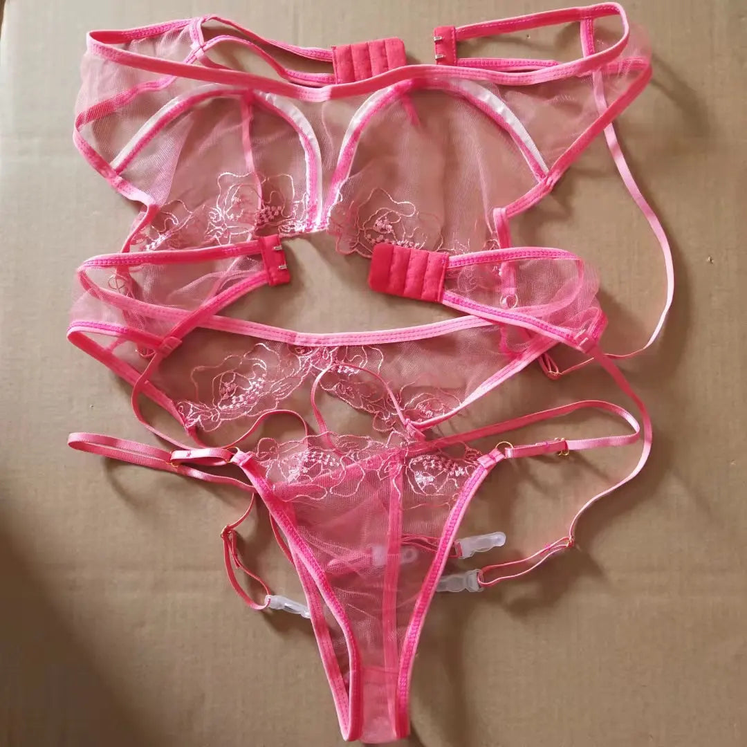 Bosmay Garter Belt Lemon Pink Neon Green Hot Transparent Girls Sex Underwear Women Sexy Lingerie