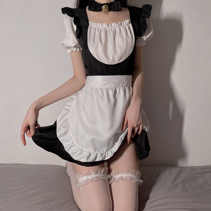 Bossman Cosplay Lingerie Role Play French Maid Servant Costume