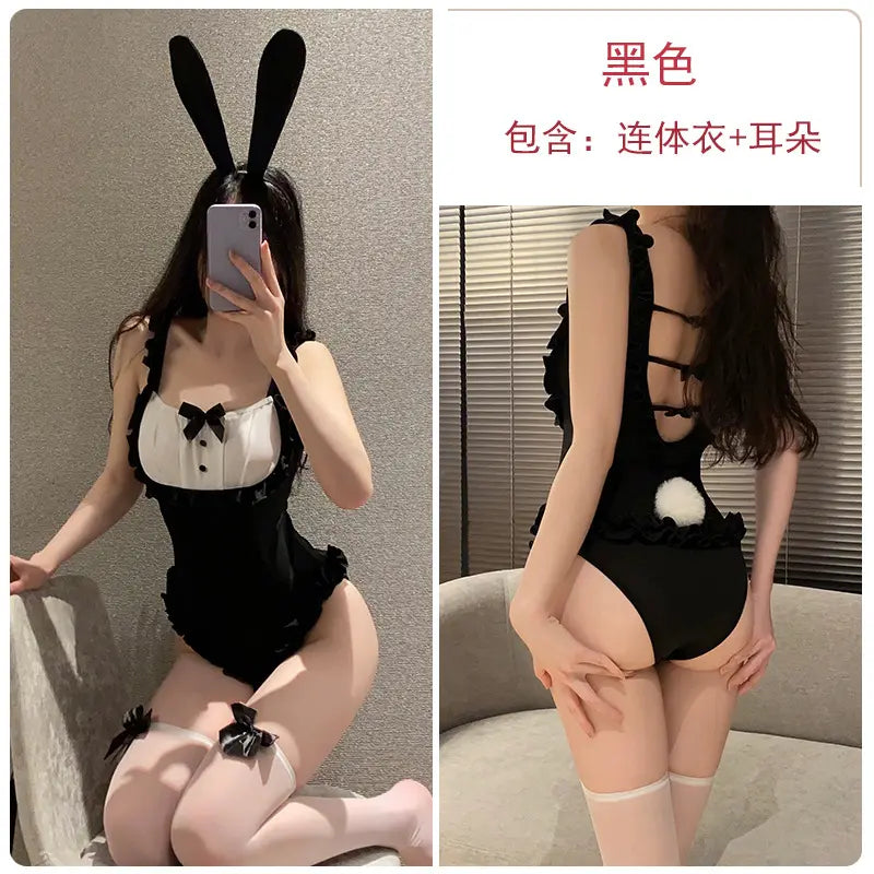 Bossman teddies lingerie sexy lace lingerie big size bunny girl bodysuit underwear erotic lingerie mixed used washable teddy