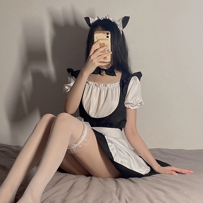 Bossman Cosplay Lingerie Role Play French Maid Servant Costume