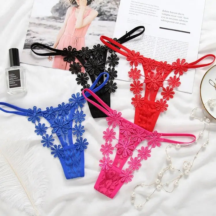 Bossman Sexy t-back panties transparent G-String women thong Ladies Sexy Fancy Panty Thong