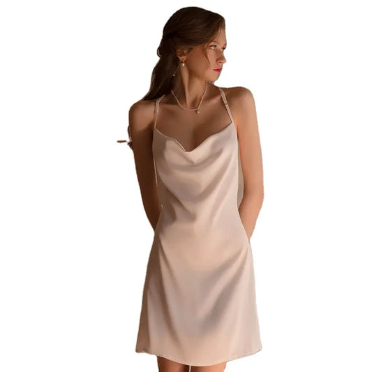 Bossman Hot Latest Women Nightgown Sleepwear Mini Dresses Ladies Night Sexy Dress
