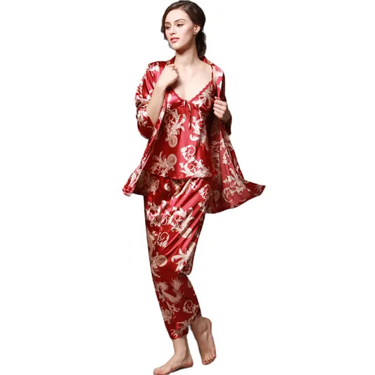 sexy costumes bridesmaid dresses Valentines Day Gift Fancy pajamas two piece pajama set womens nightwear gown Printed pjama sleepwear couples pajamas womens sexy underwear