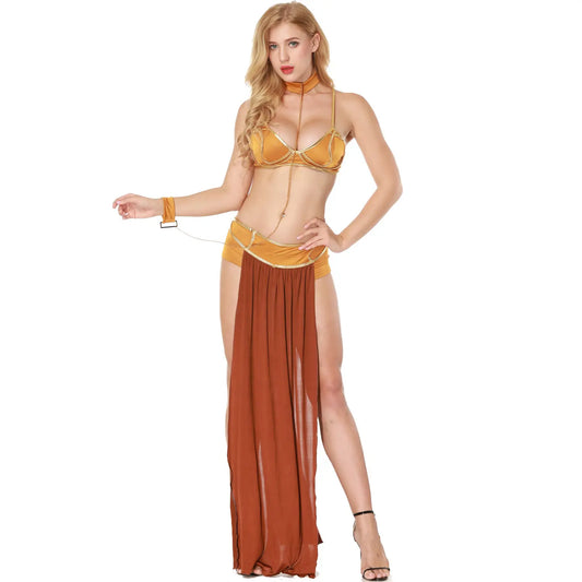 Bossman Sexy Lady Costume Cosplay Customized The Arab Dress Key Character Women Polyester Halloween Costume SKIRTS Nun Costumes