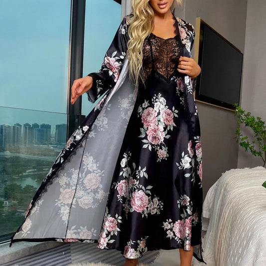 Bosmay fantasy sexy ladies sleep wear women lingerie silk sleep wear pajama